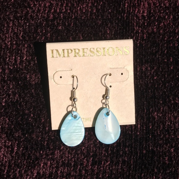 Impressions Jewelry - Impressions Pierced Earrings Light Blue Color NWT Bundle & Save